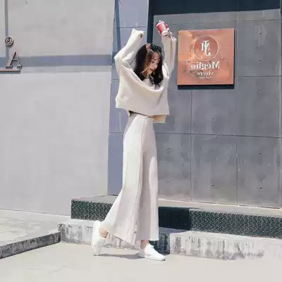 2020 new women's early autumn casual fashion temperament foreign school age reduction royal sister fried street professional two-piece suit pants