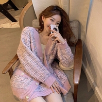 Womens clothing 2020 new trend early autumn royal sister age reduction wear small fragrant knitted sweater skirt two-piece suit autumn and winter