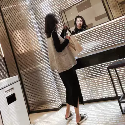 2021 new autumn and winter women's high-end big-name celebrity temperament Hepburn style dress Super fairy