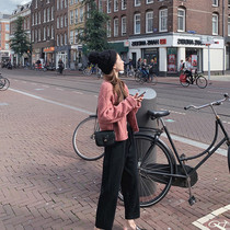 2020 new European goods early autumn net celebrity Western style short man tall fashionable gentle wind two-piece suit female vibrato