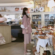 2021 new womens early autumn temperament leisure fashion royal sister foreign atmosphere age small fragrance wind professional two-piece set