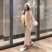 2022 New early autumn womens foreign air weight reduction Skinny Temperament SISTER CASUAL FASHION CAREER TWO SUITS