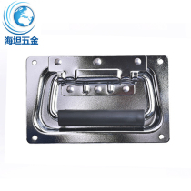 J208 iron nickel plated handle box ring cover ring box small handle industrial equipment box handle aviation box heavy handle