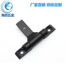 CL243 zinc alloy black T-shaped hinge industrial equipment cabinet door hinge chassis cabinet hinge with long rod