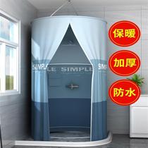 Household bath cover bath tent rural outdoor tent household with drainage simple bath photo warm and thickened winter photo