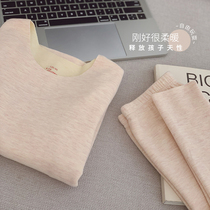 Zhang Dayi Autumn Winter Childrens autumn clothes autumn trousers Develvet warm suit Comfort Pro-Skin men and women Childrens clothing Cavet warm clothes