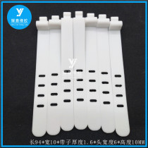 Anti-loss data cable ties silicone earphone cable ties storage wire ties environmental protection silicone cable ties 94