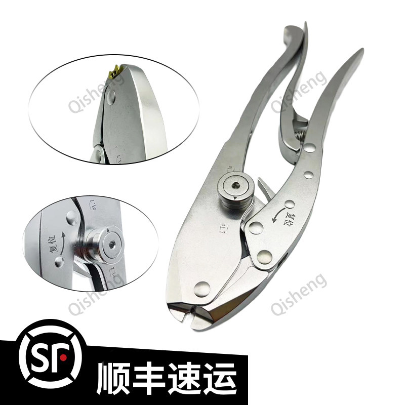 骨科钛缆线缆器械锁扣钳夹紧钳锁紧钳适用于1.0-1.8mm范围可调节