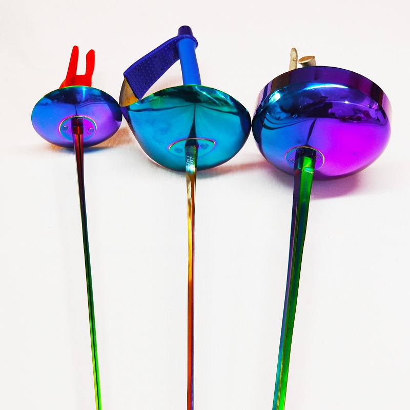 Fencing whole sword adult children color steel stainless steel golden epee foil saber CE certification competition available