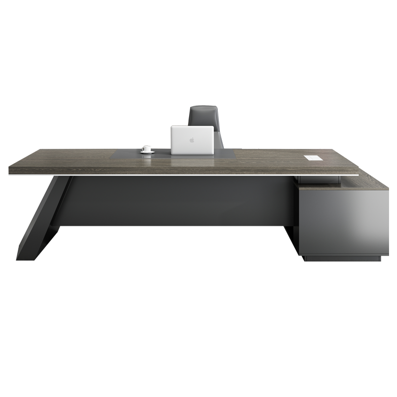 Simple modern boss table president desk chair combination single supervisor manager big desk Taiwanese style office furniture