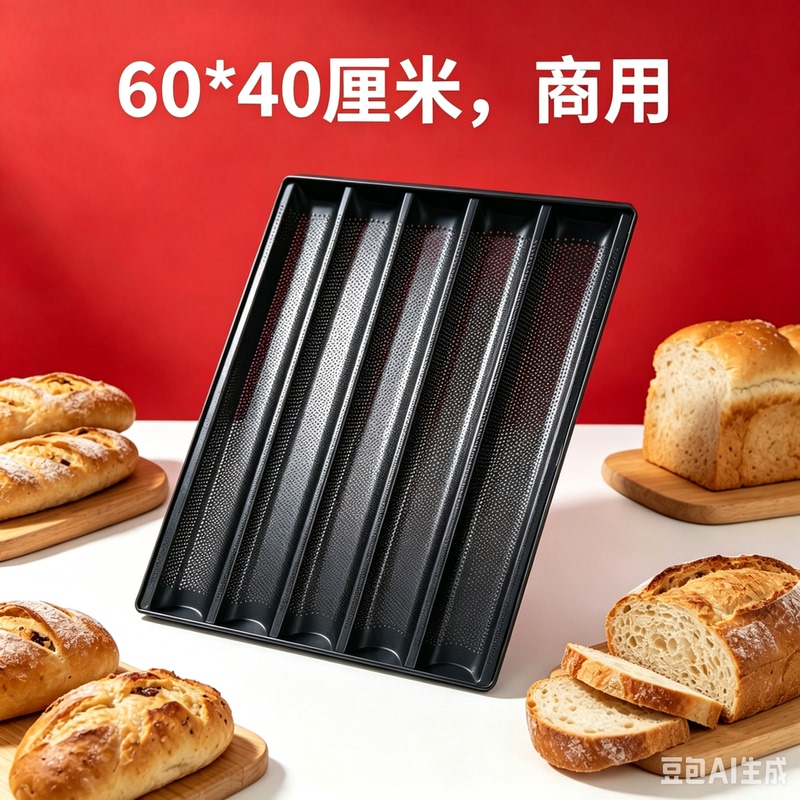 Commercial Five-Slot Non-Stick Baguette Tray 60X40 French Baking Tray U-Shaped Mold Baking Popular Danish Hot Dog Baking Tray Commercial Five-Slot Non-Stick Baguette Tray 60X40 French Baking Tray U-Shaped Mold Baking Popular Danish Hot Dog Baking Tray