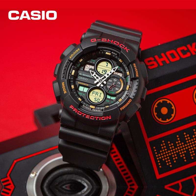 Casio 卡西欧 G-Shock系列 GA-140-1A4ER 男式多功能防水石英手表 ￥496.13