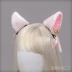 Mô phỏng handmade tai động vật lolita headband mũ KC tai mèo kẹp tóc fox tai jk phụ kiện ren tóc bộ phụ kiện 