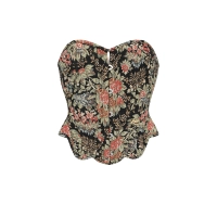 Масляная живопись черный корсет