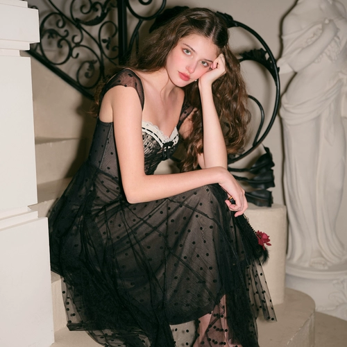 Ретро кружевное платье, юбка, французский ретро стиль