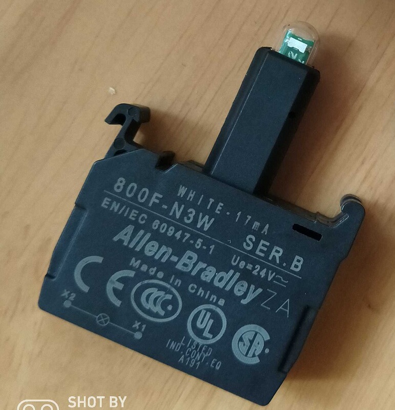 Ab Rockwell Indicator Light Base 800F-N3G 800F-N3R 800F-N3B N3W N3Y 24V