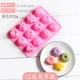 Khuôn làm bánh mousse 3D ba chiều thỏ trắng Khuôn bánh pancake silicone với thạch lưới bánh pudding đỏ 6 nướng - Tự làm khuôn nướng