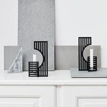Kristina Dam Denmark imported Bauhaus style modern graphic candlestick Simple candlestick