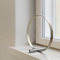 Kristina Dam Denmark imported Nordic style home decoration ornaments display brass decorative ring