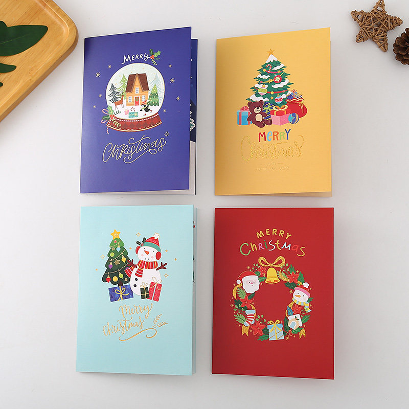 New high-end 3d Christmas stereoscopic greeting card, creative and sophisticated diy gift, festival gratitude and blessing small card pic 8
