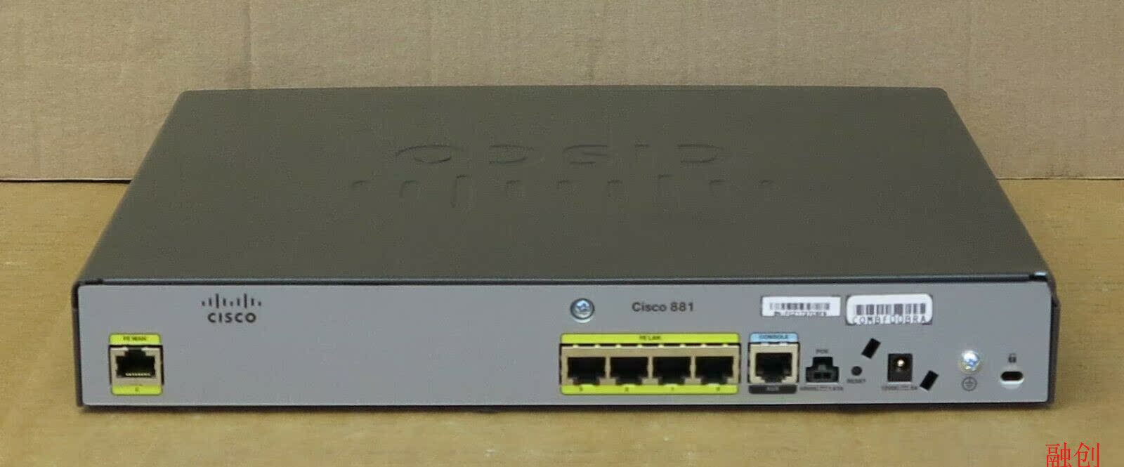 Cisco CISCO881-sec-k9 Router Fast B Ethernet 4 Port Test Good with Power