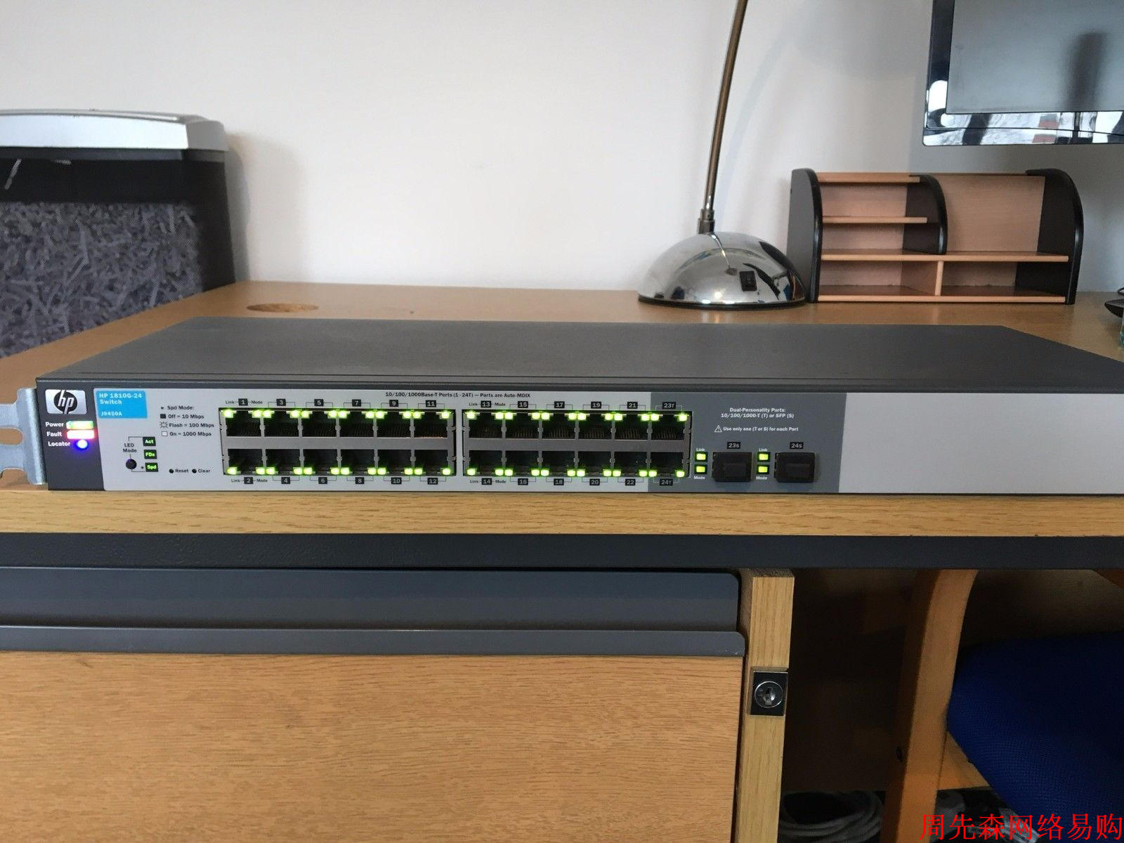 HP ProCurve 1810G-24 (J9450A) J9803A 24 mouth one thousand trillion 2 mouth SFP optical ports