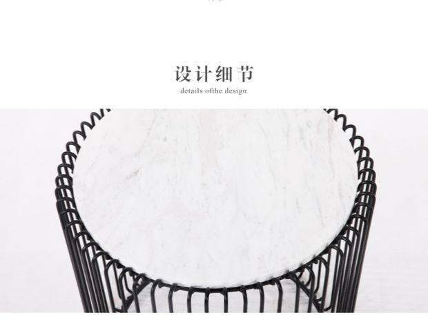 tối giản hiện đại sáng tạo bàn cà phê nhỏ góc Mỹ một vài lồng vàng Sắt Side Bảng tính cách giản dị mạng nội thất màu đỏ - Bàn trà bàn kính