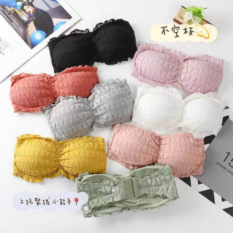 Strapless chest women 2021 summer new anti-light wrap chest beauty back sling vest bra non-slip underwear