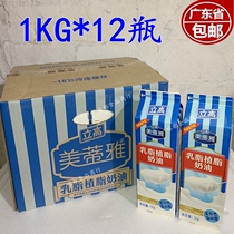 Upright High Meeti Milky Milk Fat Cream 1kg * 12 Bottles Fresh Cream Creamy Butter Cream Cheese Cream