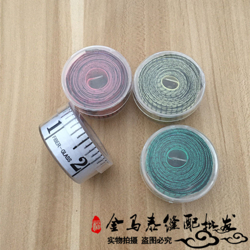 Plastic boxed tape measure cloth soft ruler measurement tape measure inches foot 1 5 meters long 2cm wide tape measure