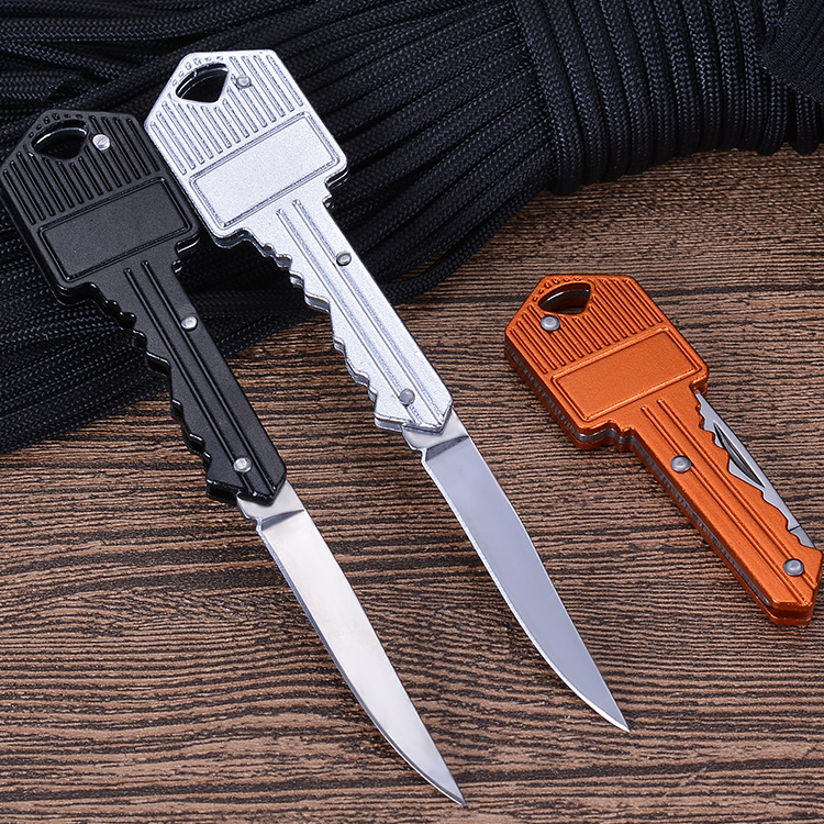 Portable key knife protection equipment outdoor knife folding knife with folding knife travel stainless steel fruit knife