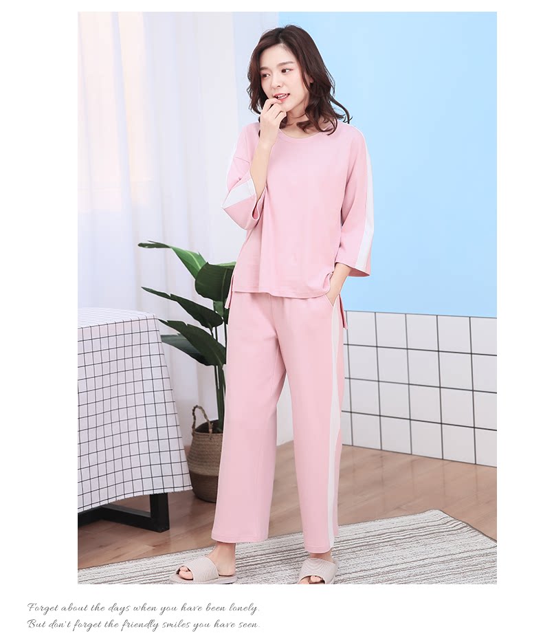 Pyjama pour femme en Coton à manches - Ref 2994594 Image 17