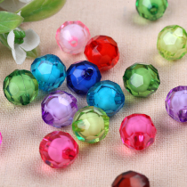 10mm angular beads 32 Cut-cut beads in beads Diy handmade string bead vase acrylic beads transparent imitation crystal
