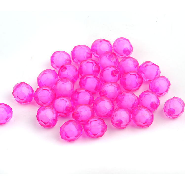 12mm corner beads 32 faceted beads in beads diy hand-beaded vase acrylic beads transparent imitation crystal animals