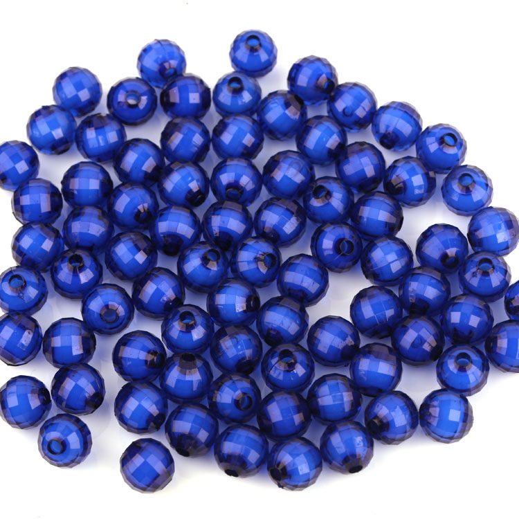 18MM Earth Bead Medium Beads 96 Cut Acrylic Beads DIY Handmade Loose Beads - Taobao