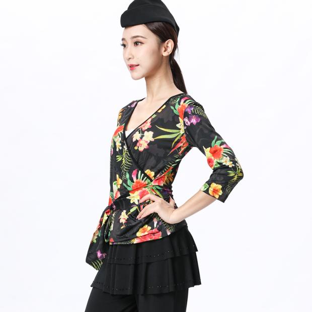 Wang Shuyin Yang không phải là một bộ trang phục múa thủy thủ với cùng một loại trái cây mới 2019 - Khiêu vũ / Thể dục nhịp điệu / Thể dục dụng cụ giày khiêu vũ nam nhập khẩu
