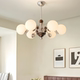 Moori light house French medieval style chandelier living room bedroom study restaurant glass magic bean retro lamp American style