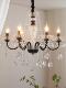 Moori Light House Crystal Chandelier for Living Room, Dining Room, Bedroom - French Retro Branch-Shaped Light Luxury and Elegant Lighting Fixture