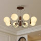 Moori Light House Vintage Bedroom Chandelier French Style Walnut Color High-End Living Room Main Light Dining Room Magic Bean Lighting Fixture
