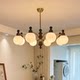 Moori Light House French-Style Vintage Living Room Chandelier 2026 New Retro Glass Lampshade Bedroom Lighting Package