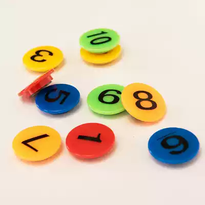 Digital magnetic buckle Children's learning early education color magnetic nail drawing board magnet whiteboard blackboard special magnet magnetic particles