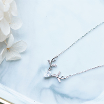 Simple scenery all the way to have your antlers choker niche design girlfriends gifts Korean fashion personality