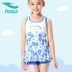 Hosa Đồ bơi trẻ em Cô gái Đồ bơi Cô gái Đồ bơi Công chúa Bikini Baby Split Váy nhỏ, vừa và lớn Đồ bơi trẻ em - Bộ đồ bơi của Kid Bộ đồ bơi của Kid