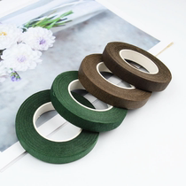Super long green tape Floral tape DIY paper flower silk mesh flower flower bouquet packaging material florist supplies