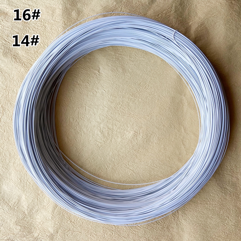 14#16# Wrap of plastic crude wire into bundle wedding window stereotyped barbed wire DIY handmade material white rubber wire