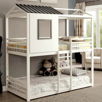 Tree House Bed Childrens American Village Multifunctional House Bed Personality Customized Solid Wood Single Girl