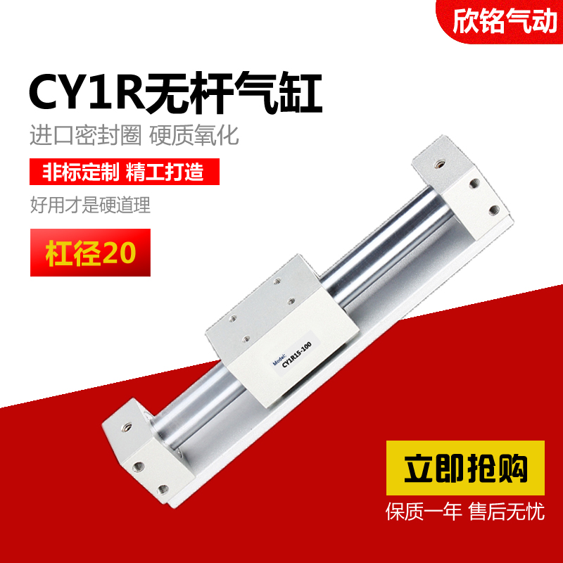 SMC type rodless cylinder CY1R -CY3R20-25X100X200X300X400X500X600X700X800