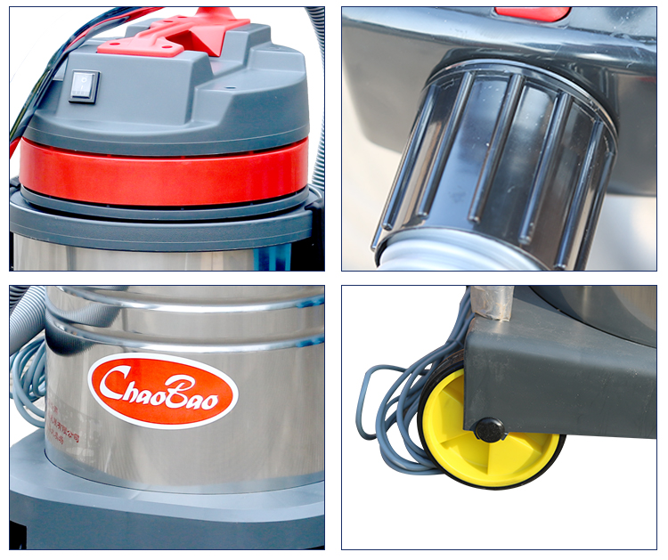 Máy hút bụi công nghiệp Chaobao CB60-3 máy hút nước công nghiệp mạnh mẽ loại thùng 60L ướt và khô sử dụng kép 3000w robot hút bụi lau nhà nào tốt