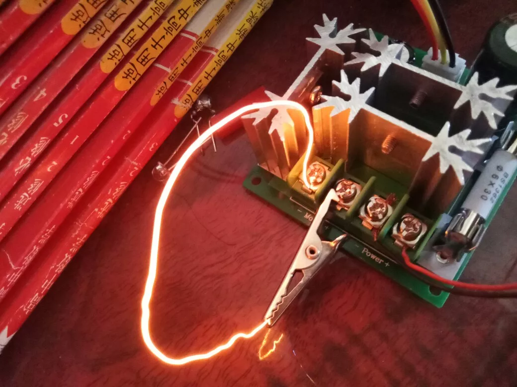 厂家直销99.9999% 快速发热丝 发红丝 电阻丝 12V-24V 镍铬电阻丝