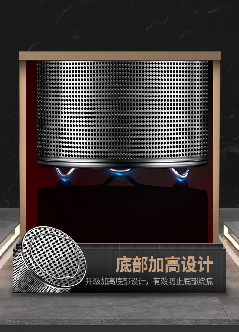 Фритюрница 油煎锅家用小型油煎锅，过滤器加高和加深耐用省油的天妇罗锅多功能迷你锅